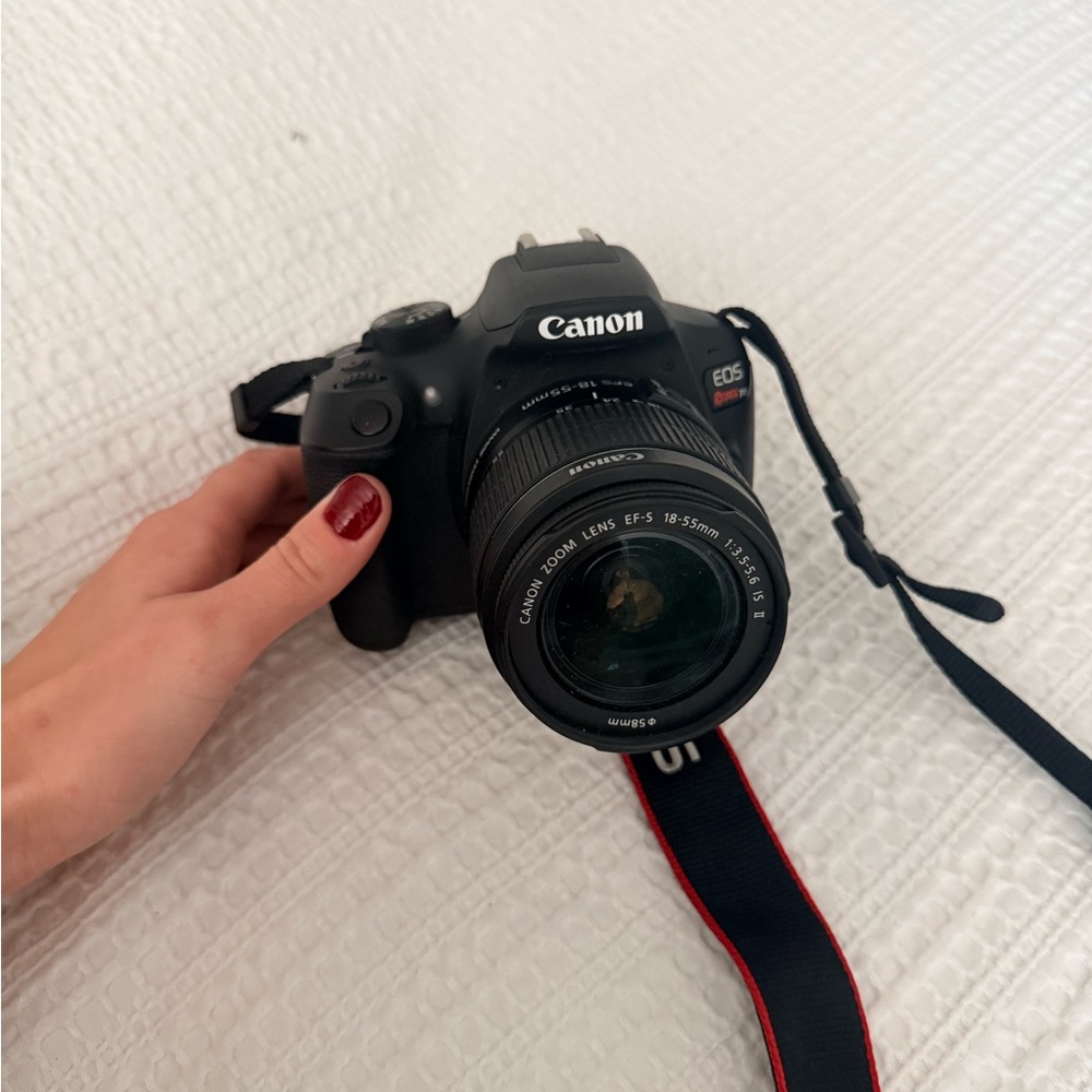 Canon EOS Rebel DSLR with 18-55mm Zoom Lens - Black
